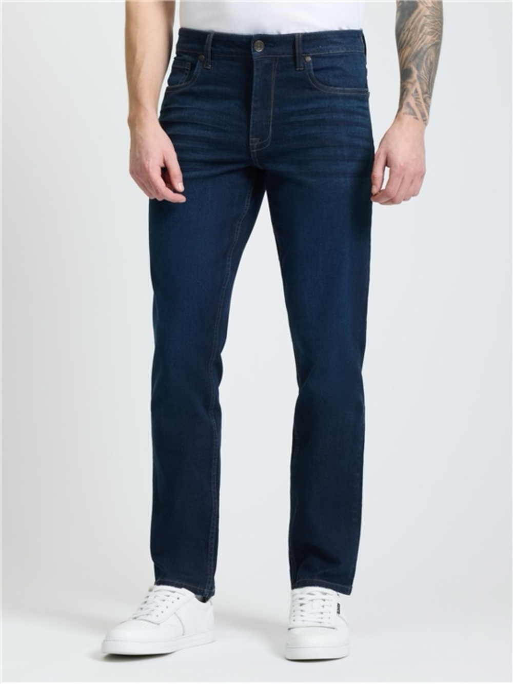 Ben Sherman Jagger Black Denim Jeans Mens 36 Zip Pocket Accent